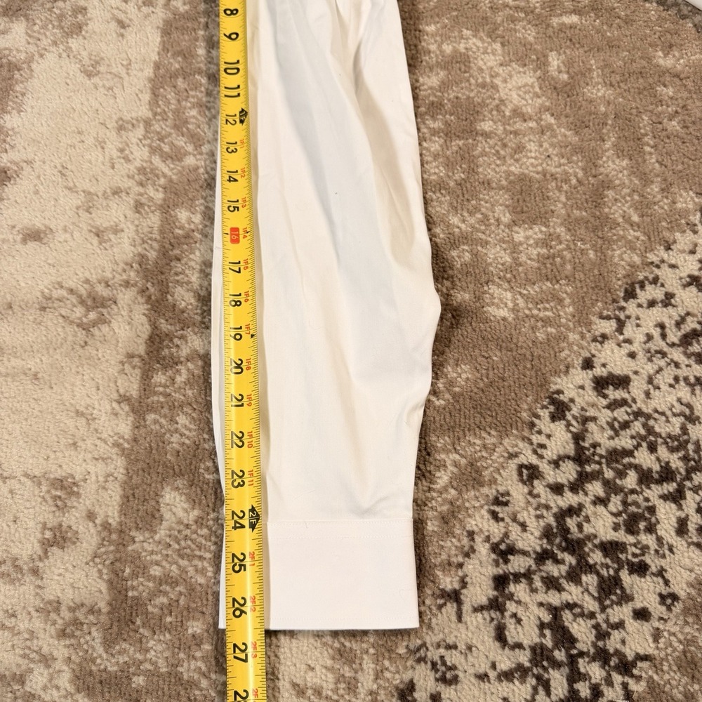 Brooks Brothers United Airlines Shirt Mens 17 36/37 White Long Sleeve Pilot NEW - Picture 7 of 10